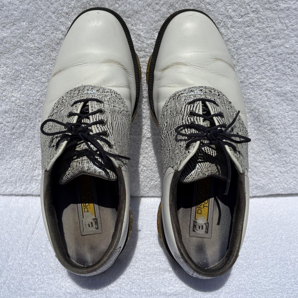 FootJoy - White and Black - men’s Fj Golf shoes
